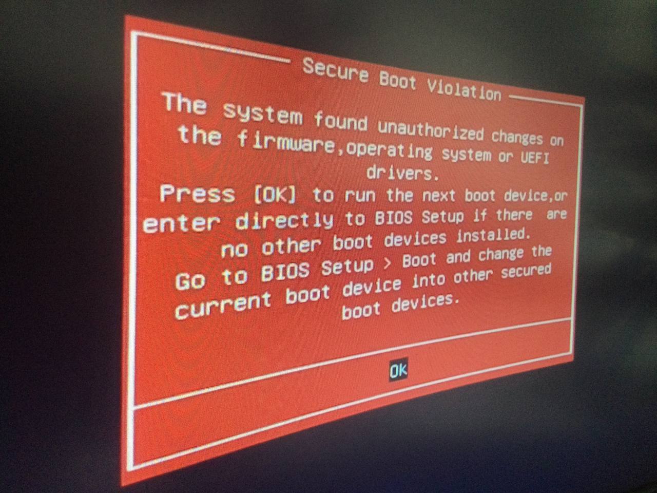 How to Fix "Secure Boot Violation" Error in Windows