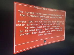 How to Fix "Secure Boot Violation" Error in Windows